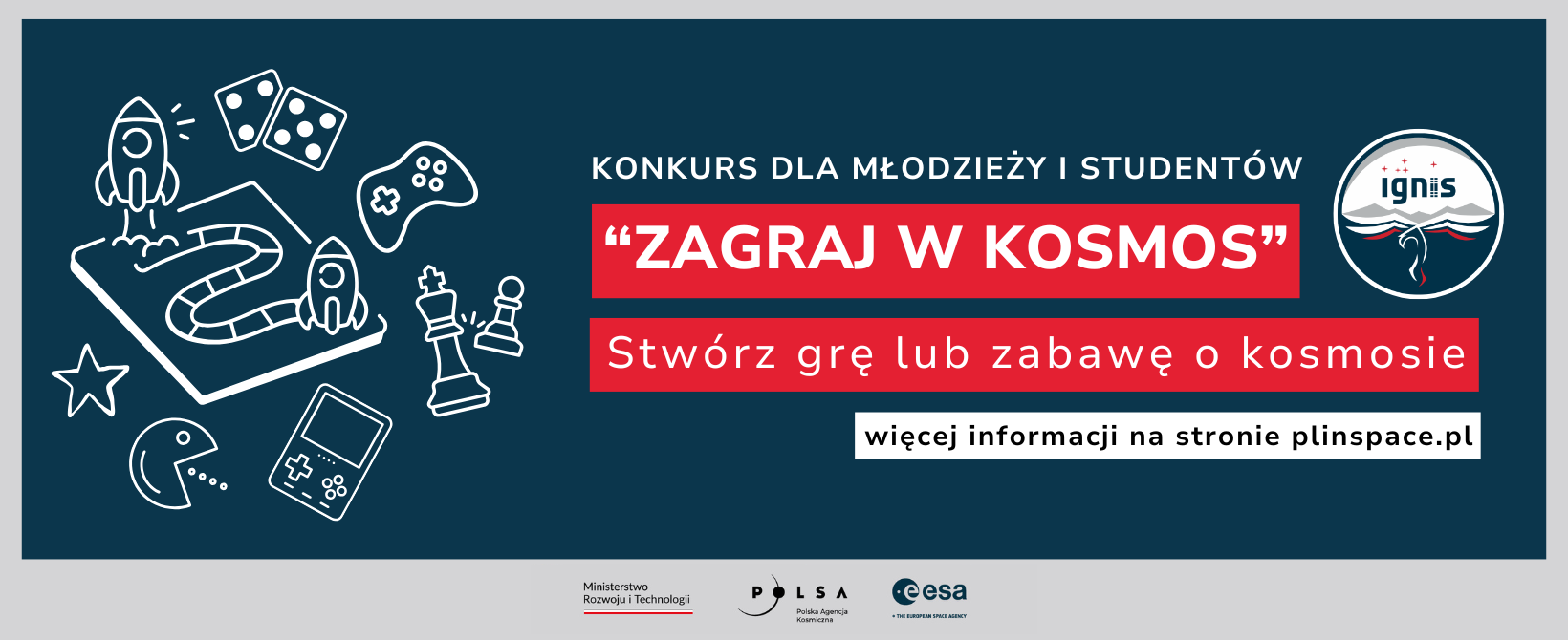 Zagraj w kosmos baner www